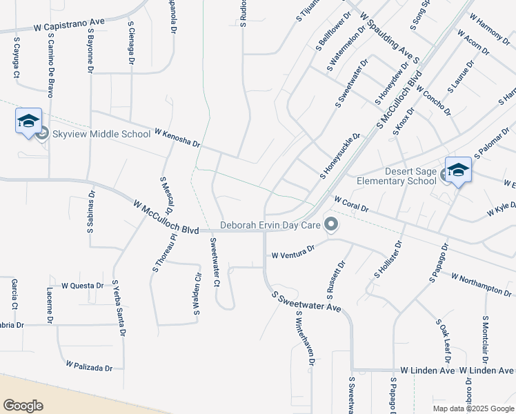 map of restaurants, bars, coffee shops, grocery stores, and more near 1083 S Sweetwater Dr in Pueblo