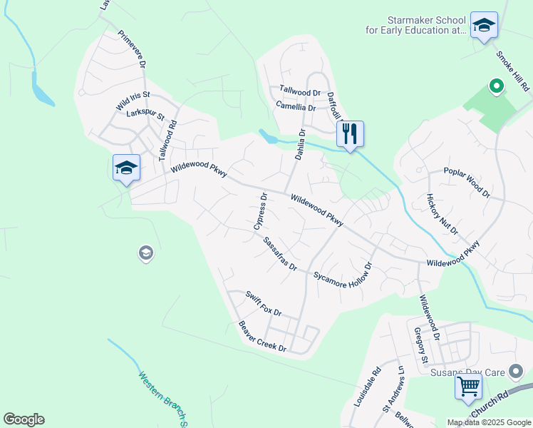 map of restaurants, bars, coffee shops, grocery stores, and more near 43924 Plumleaf Way in California