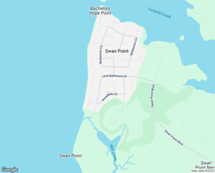 map of restaurants, bars, coffee shops, grocery stores, and more near 14855 Buckingham Court in Swan Point