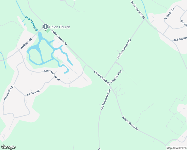 map of restaurants, bars, coffee shops, grocery stores, and more near 4006 Union Church Road in Salisbury