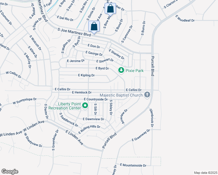 map of restaurants, bars, coffee shops, grocery stores, and more near 291 E Cellini Dr in Pueblo