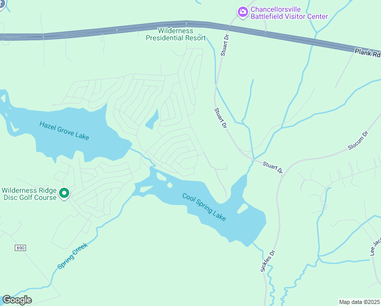 map of restaurants, bars, coffee shops, grocery stores, and more near 32 Wilderness Court in Spotsylvania Courthouse
