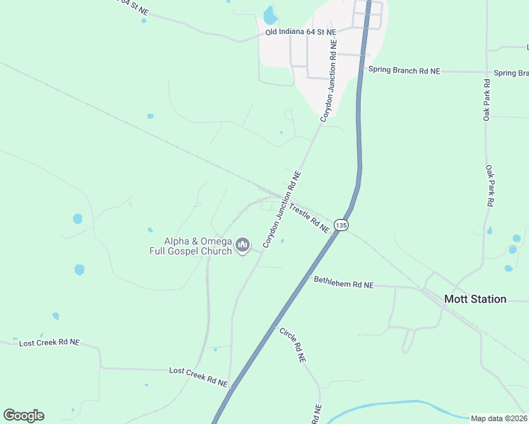 map of restaurants, bars, coffee shops, grocery stores, and more near 7050 West Street Northeast in New Salisbury