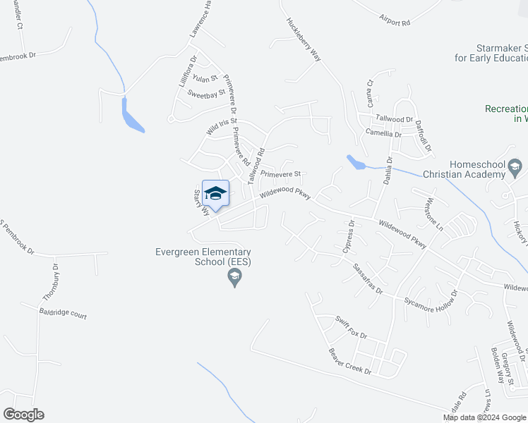 map of restaurants, bars, coffee shops, grocery stores, and more near 23175 Mountain Laurel Lane in California