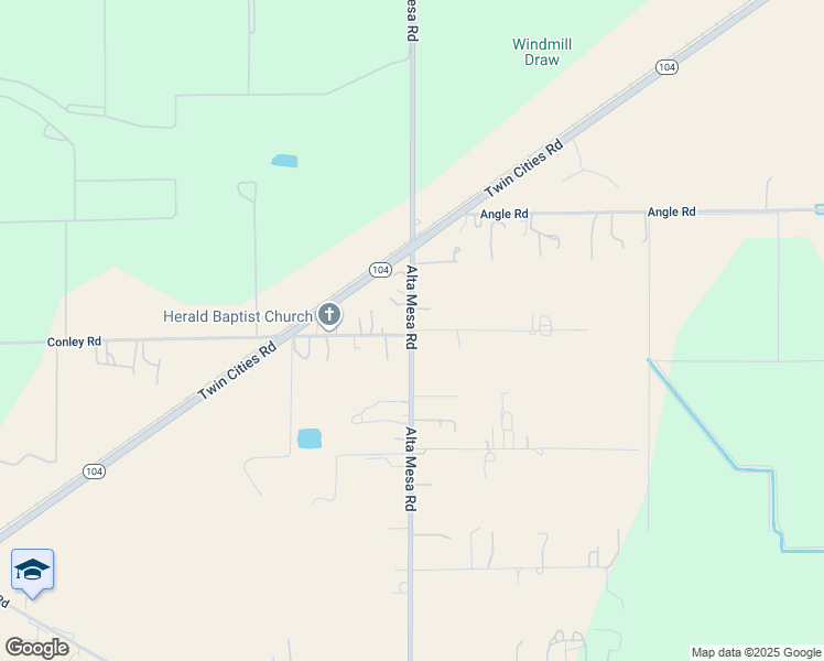 map of restaurants, bars, coffee shops, grocery stores, and more near Alta Mesa Road in Galt