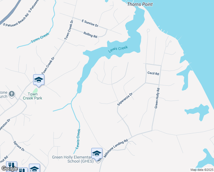 map of restaurants, bars, coffee shops, grocery stores, and more near 46075 Wilson Court in Lexington Park