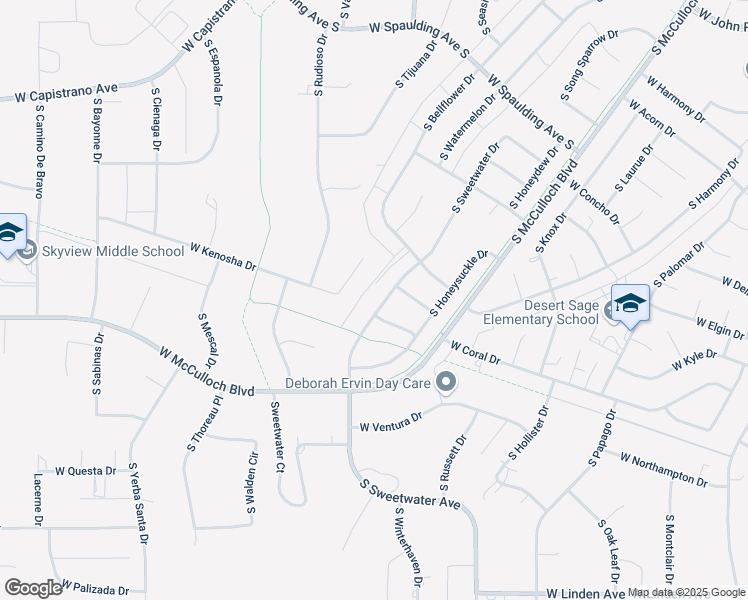 map of restaurants, bars, coffee shops, grocery stores, and more near 967 S Sweetwater Dr in Pueblo