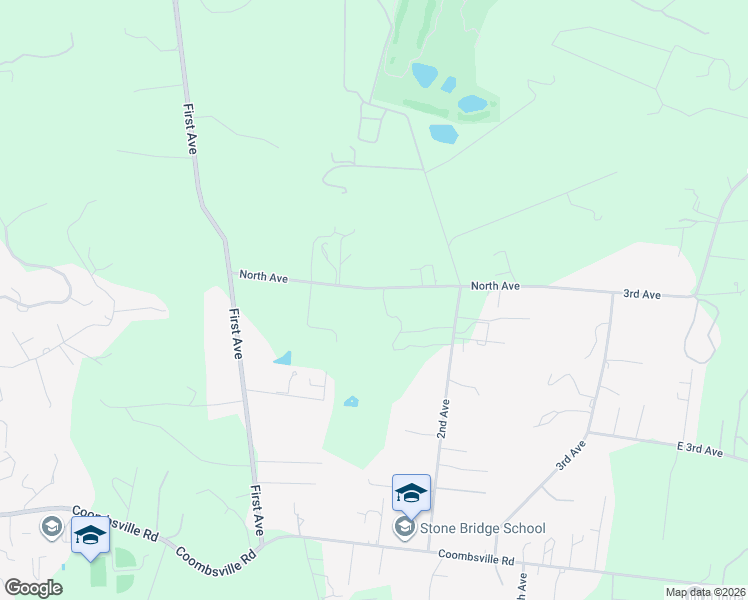 map of restaurants, bars, coffee shops, grocery stores, and more near 2070 North Avenue in Napa