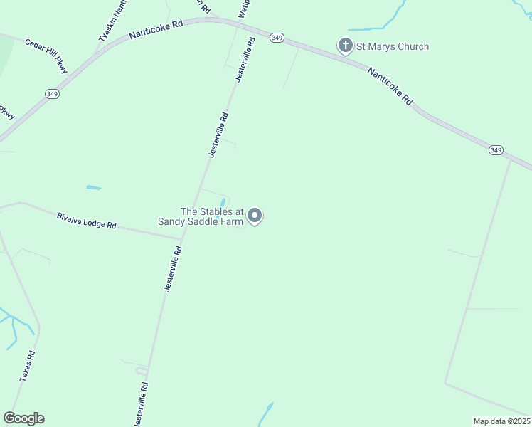 map of restaurants, bars, coffee shops, grocery stores, and more near 3955 Jesterville Road in Tyaskin