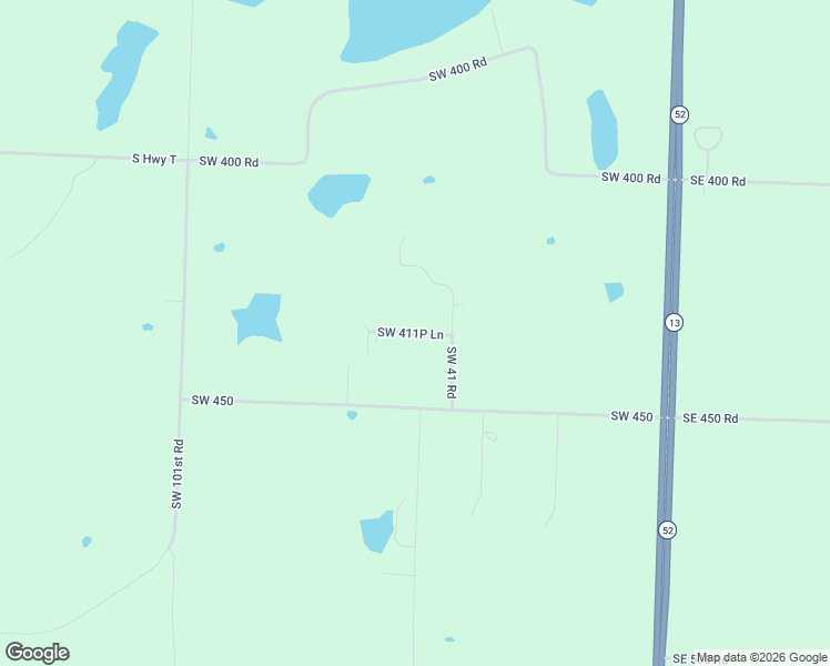 map of restaurants, bars, coffee shops, grocery stores, and more near Southwest 446 Road in Clinton