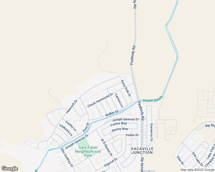 map of restaurants, bars, coffee shops, grocery stores, and more near 2516 Hagemann Way in Fairfield