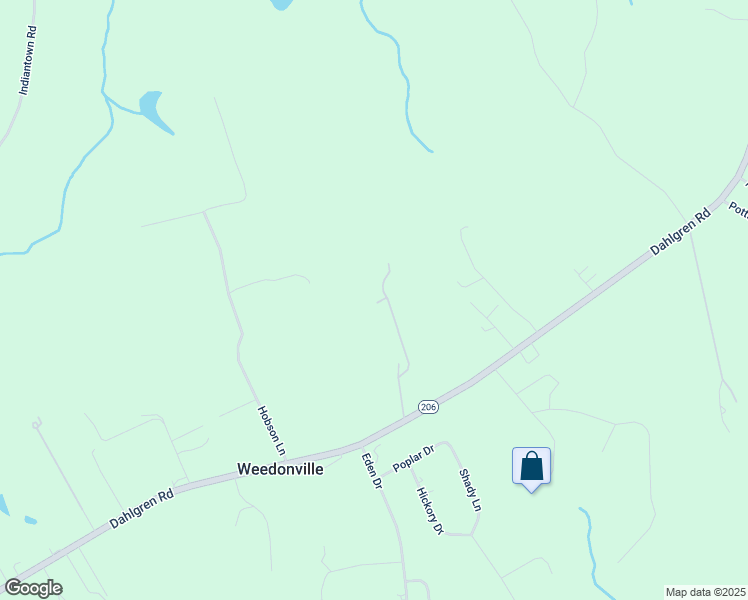map of restaurants, bars, coffee shops, grocery stores, and more near 11143 Dahlgren Road in King George