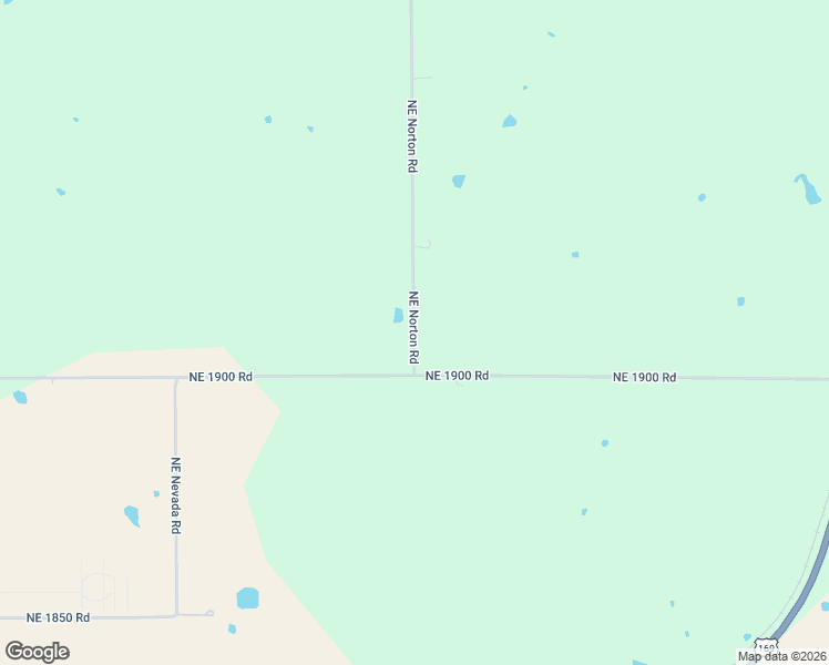 map of restaurants, bars, coffee shops, grocery stores, and more near Northeast Norton Road in Garnett