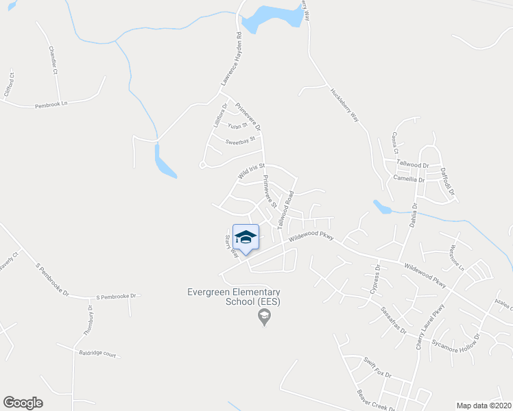 map of restaurants, bars, coffee shops, grocery stores, and more near 23147 Foxglove Street in California