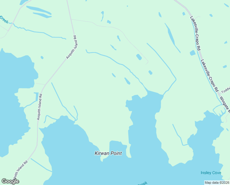 map of restaurants, bars, coffee shops, grocery stores, and more near 2373 Asquith Road in Crapo