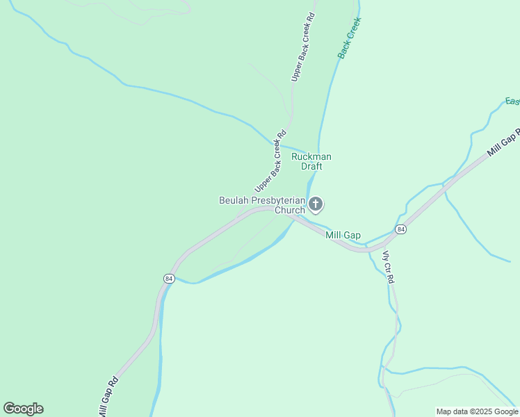 map of restaurants, bars, coffee shops, grocery stores, and more near Mill Gap Road in Monterey