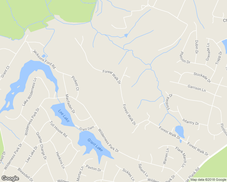 map of restaurants, bars, coffee shops, grocery stores, and more near 11418 Forest Walk Drive in Spotsylvania