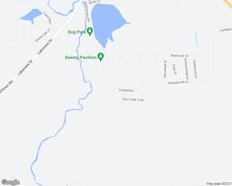 map of restaurants, bars, coffee shops, grocery stores, and more near 1413 Doe Creek Trail in Waterloo