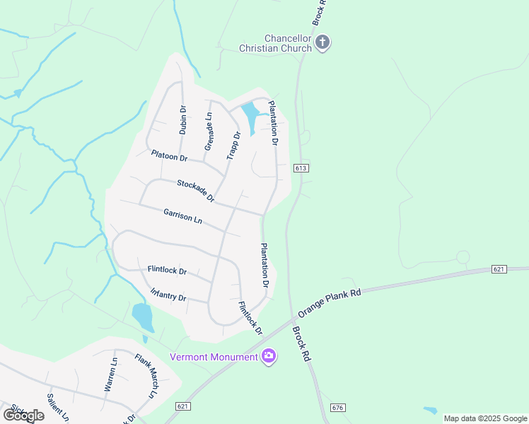 map of restaurants, bars, coffee shops, grocery stores, and more near 12709 Plantation Drive in Spotsylvania