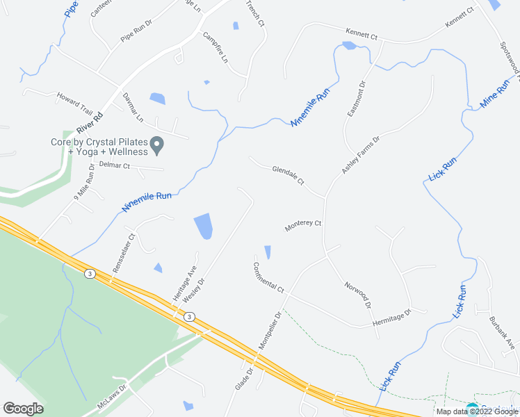 map of restaurants, bars, coffee shops, grocery stores, and more near 12711 Wesley Drive in Fredericksburg