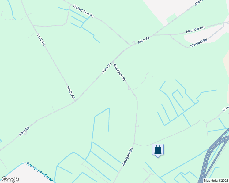 map of restaurants, bars, coffee shops, grocery stores, and more near 4144 Stockyard Road in Eden
