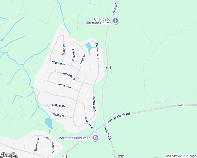 map of restaurants, bars, coffee shops, grocery stores, and more near 12709 Plantation Drive in Spotsylvania