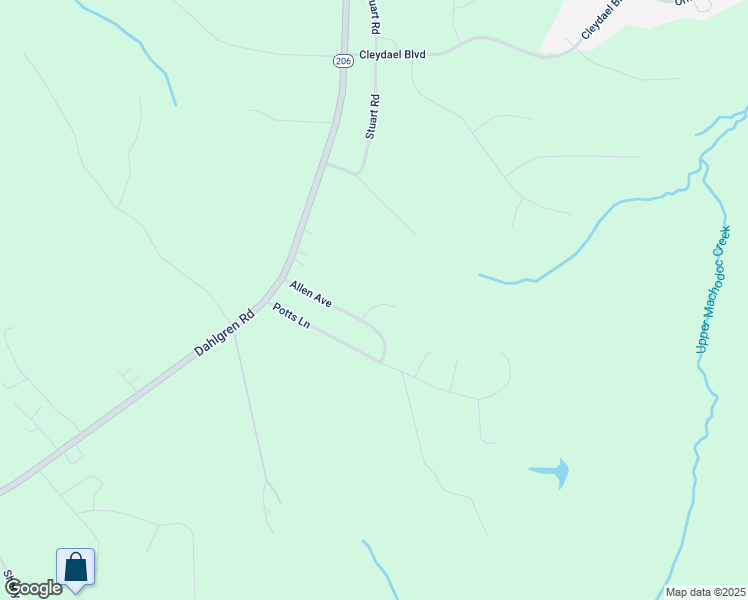 map of restaurants, bars, coffee shops, grocery stores, and more near 7410 Marion Drive in King George