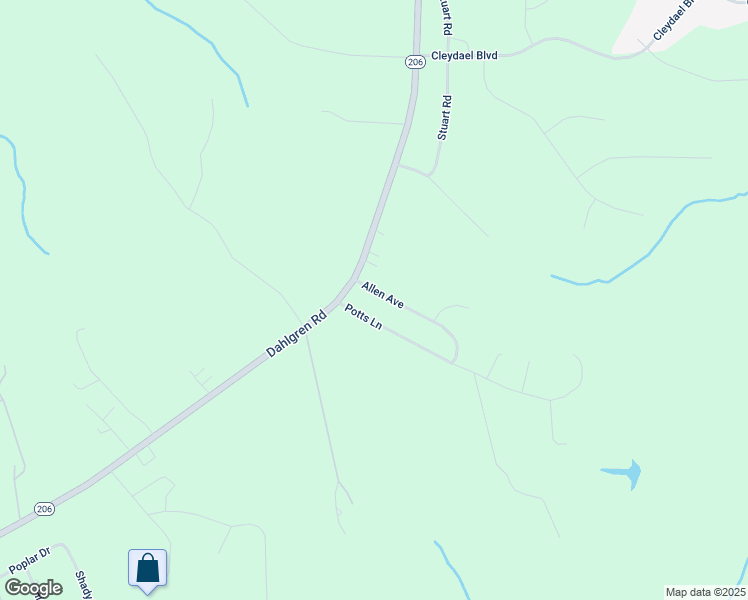 map of restaurants, bars, coffee shops, grocery stores, and more near 12070 Allen Avenue in King George