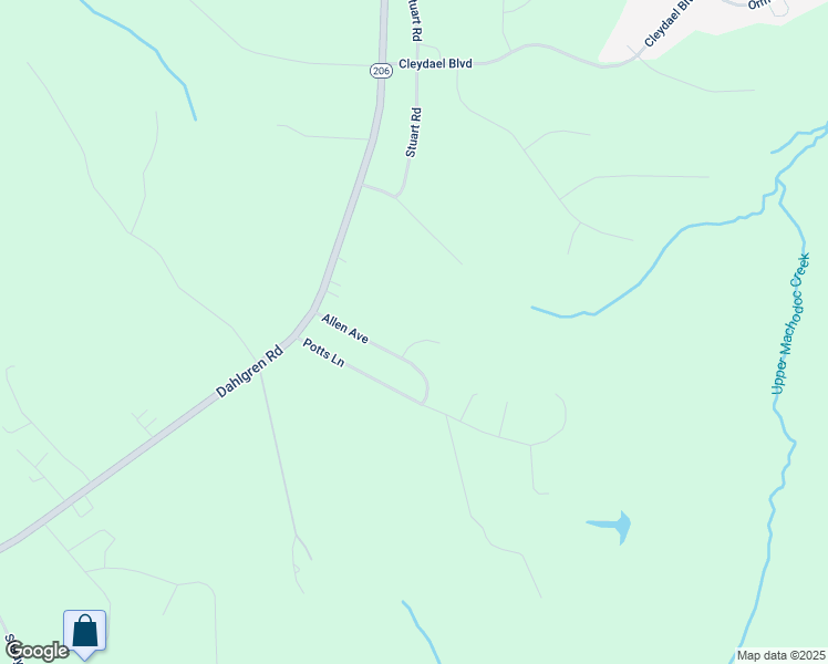 map of restaurants, bars, coffee shops, grocery stores, and more near 7410 Marion Drive in King George