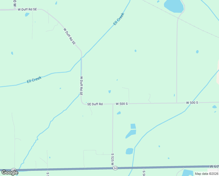 map of restaurants, bars, coffee shops, grocery stores, and more near 5117 West 500 South in Huntingburg