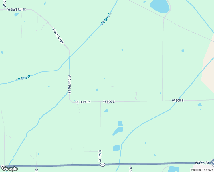 map of restaurants, bars, coffee shops, grocery stores, and more near 5117 West 500 South in Huntingburg