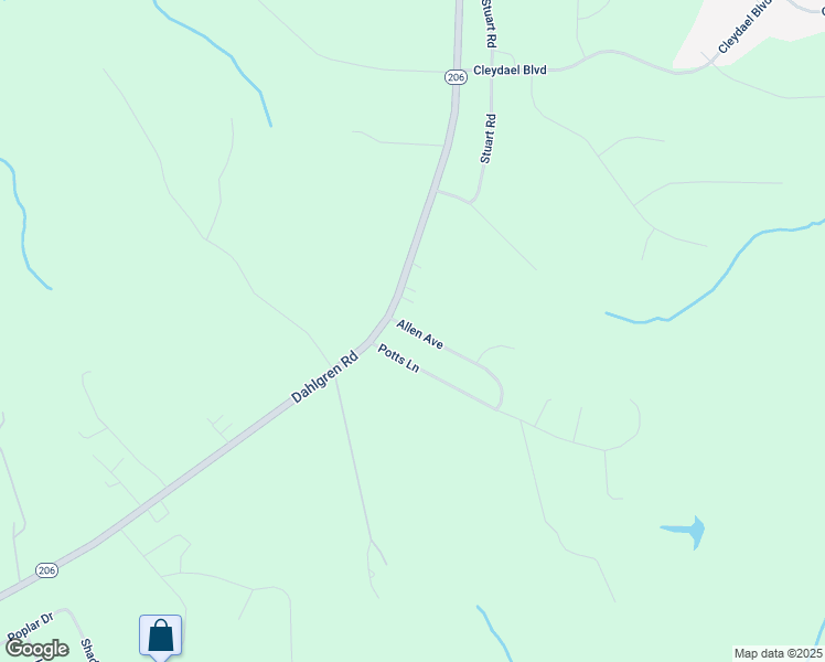 map of restaurants, bars, coffee shops, grocery stores, and more near 12070 Allen Avenue in King George