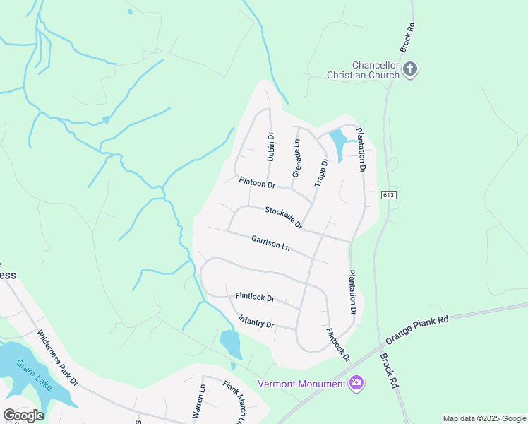 map of restaurants, bars, coffee shops, grocery stores, and more near 11120 Stockade Drive in Spotsylvania