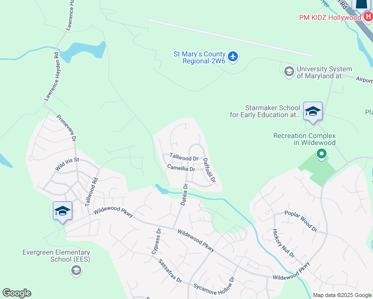 map of restaurants, bars, coffee shops, grocery stores, and more near 23405 Dahlia Circle in California