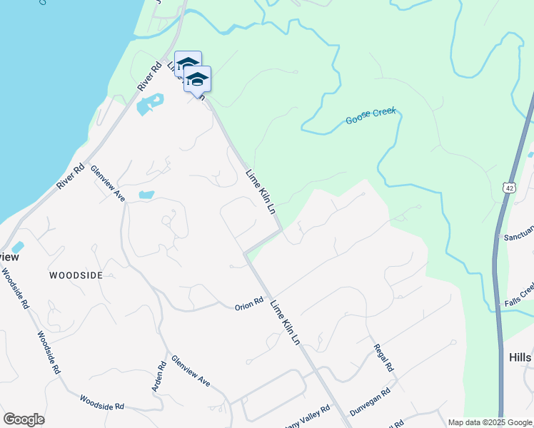 map of restaurants, bars, coffee shops, grocery stores, and more near 5701 Stoll Hill Road in Louisville