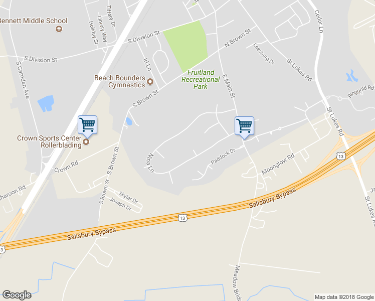 map of restaurants, bars, coffee shops, grocery stores, and more near 200 Twigg Court in Fruitland