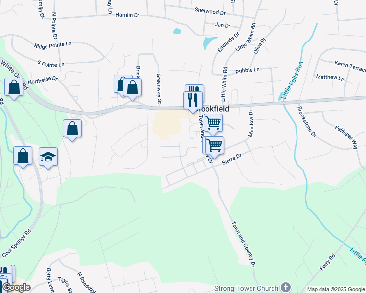 map of restaurants, bars, coffee shops, grocery stores, and more near 200 Charles Street in Fredericksburg