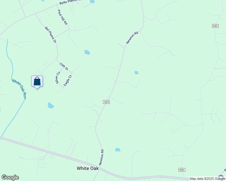 map of restaurants, bars, coffee shops, grocery stores, and more near 140 Newton Road in Fredericksburg