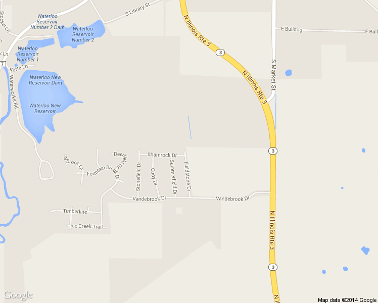 map of restaurants, bars, coffee shops, grocery stores, and more near 1300 Fieldstone Drive in Waterloo