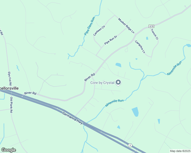 map of restaurants, bars, coffee shops, grocery stores, and more near 8300 River Road in Fredericksburg