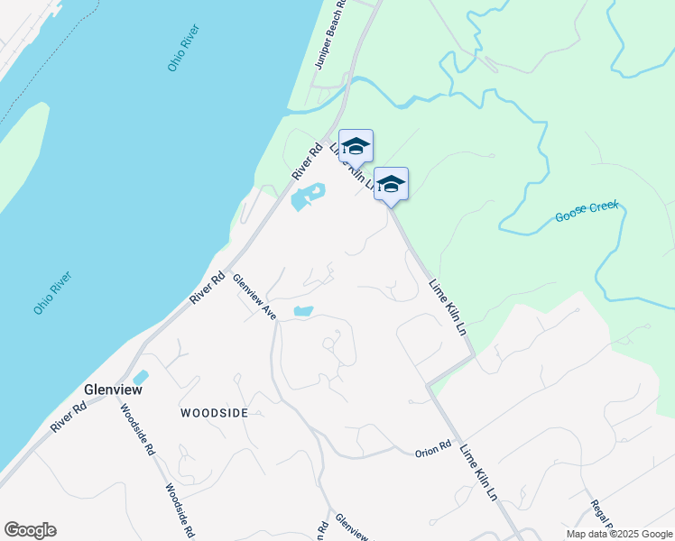 map of restaurants, bars, coffee shops, grocery stores, and more near 5308 Glencrest Drive in Glenview
