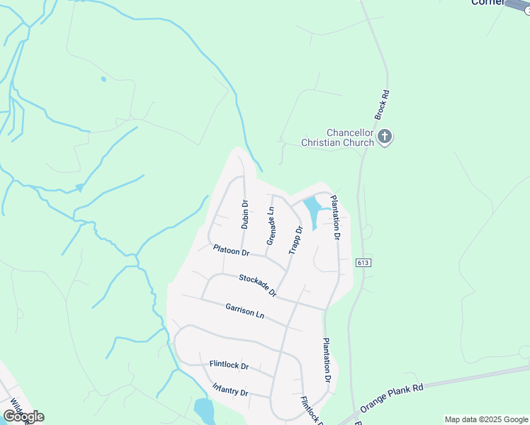 map of restaurants, bars, coffee shops, grocery stores, and more near 12916 Grenade Lane in Spotsylvania Courthouse