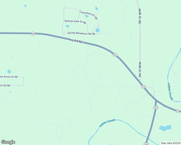 map of restaurants, bars, coffee shops, grocery stores, and more near 3048 Cave Hill Road Northeast in New Salisbury