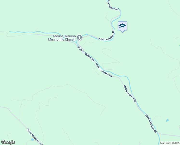 map of restaurants, bars, coffee shops, grocery stores, and more near 1343 Mutton Hollow Road in Stanardsville