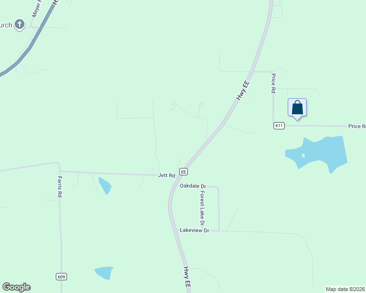 map of restaurants, bars, coffee shops, grocery stores, and more near 3701 State Highway EE in Owensville