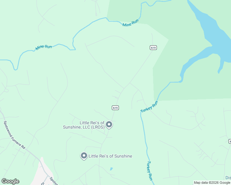map of restaurants, bars, coffee shops, grocery stores, and more near 12918 Mill Road in Fredericksburg