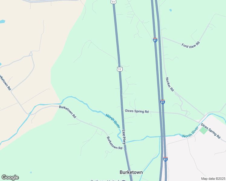 map of restaurants, bars, coffee shops, grocery stores, and more near 4006 Lee Highway in Weyers Cave