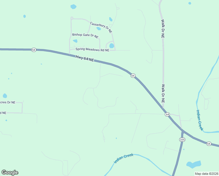 map of restaurants, bars, coffee shops, grocery stores, and more near 3048 Cave Hill Road Northeast in New Salisbury