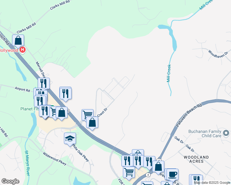 map of restaurants, bars, coffee shops, grocery stores, and more near 23567 Oak View Drive in California