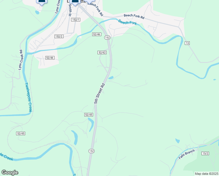 map of restaurants, bars, coffee shops, grocery stores, and more near 124 Wilderness Road in Lavalette